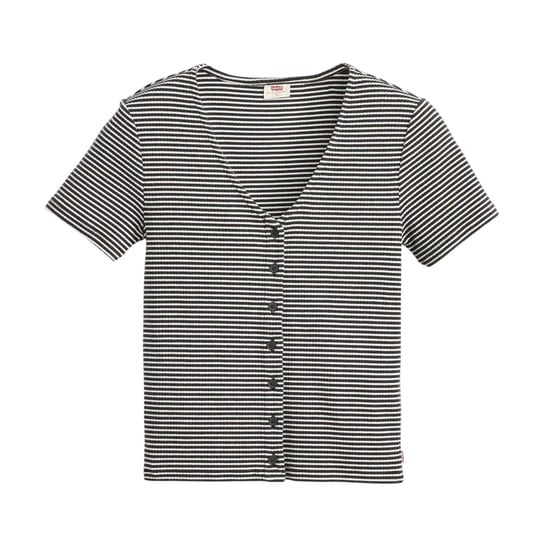 Levis Randig T-Shirt för kvinnor/dammar (Vanilj) - Image 2