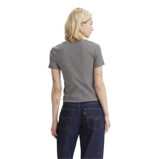 Levis Randig T-Shirt för kvinnor/dammar (Vanilj) - Image 3