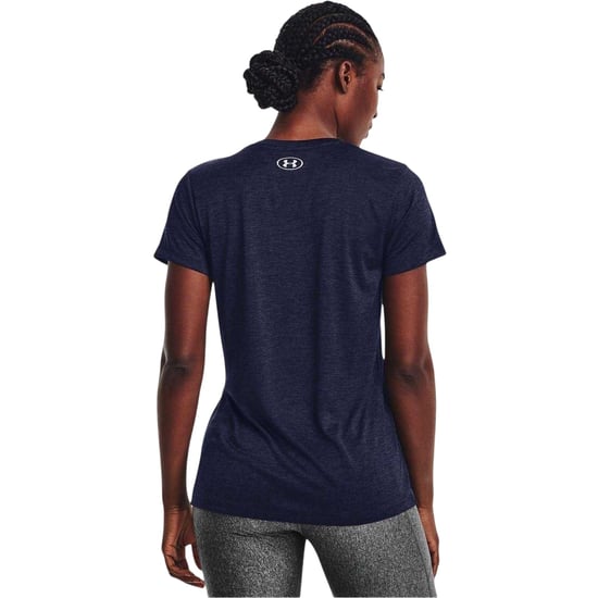 Under Armour T-shirt met gedraaide V-hals en losse pasvorm voor dames (Middernacht marine) - Image 2