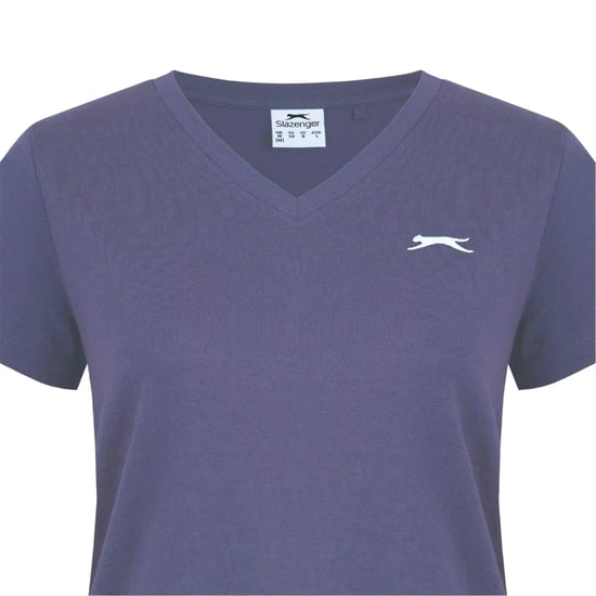 Slazenger Dames/Dames T-Shirt (Houtskool) - Image 4