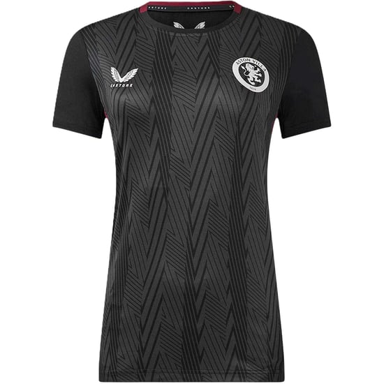 Castore Aston Villa FC T-shirt voor dames 2023/2024 (Kaviaar) - Image 1