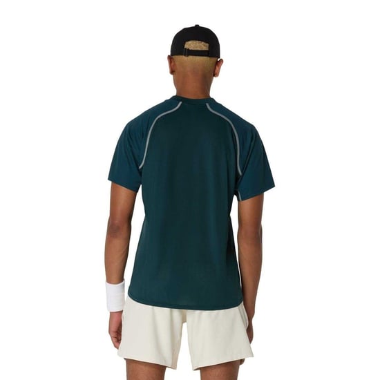 Asics Wedstrijdpoloshirt heren (Groen) - Image 3