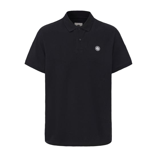 Pretty Green Mens Cotton Polo Shirt (Black) - Image 1