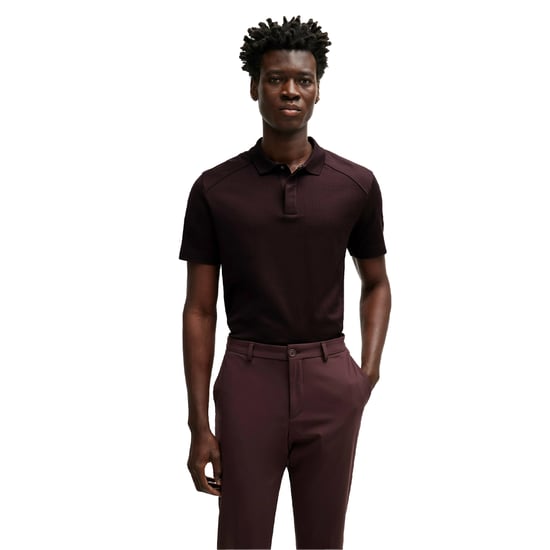 Boss Heren Parlay Poloshirt (Rood) - Image 3