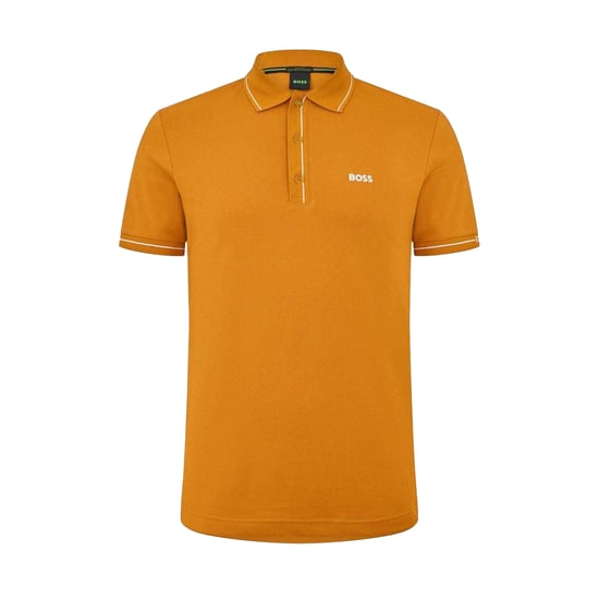 Boss Heren Paule Poloshirt (Donkergeel) - Image 1