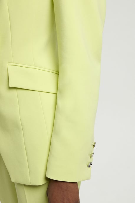Compact Stretch Double Breasted Blazer - Image 4