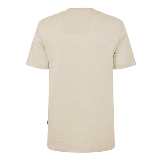Boss Heren T-shirt met geribde kraag van C-Thompson (Wit) - Image 2