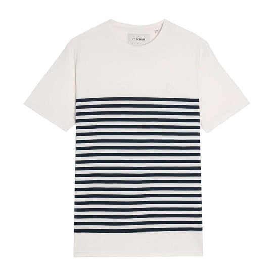 Lyle & Scott Heren-T-shirt met Bretonse strepen (Wit) - Image 1