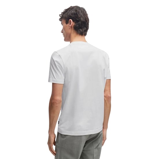 Boss Mens Hbb Thompson Tonal Logo T-Shirt (White) - Image 2