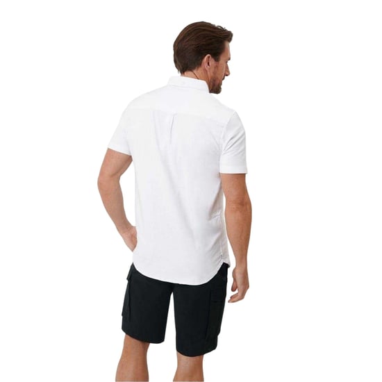 Saltwell Mens Oxford Chest Pocket Shirt (White) - Image 2