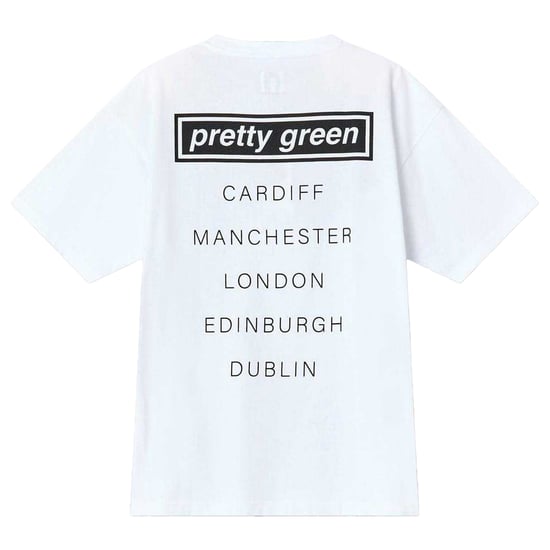 Pretty Green Mens Porsche Live Forever Tour T-Shirt (White) - Image 3