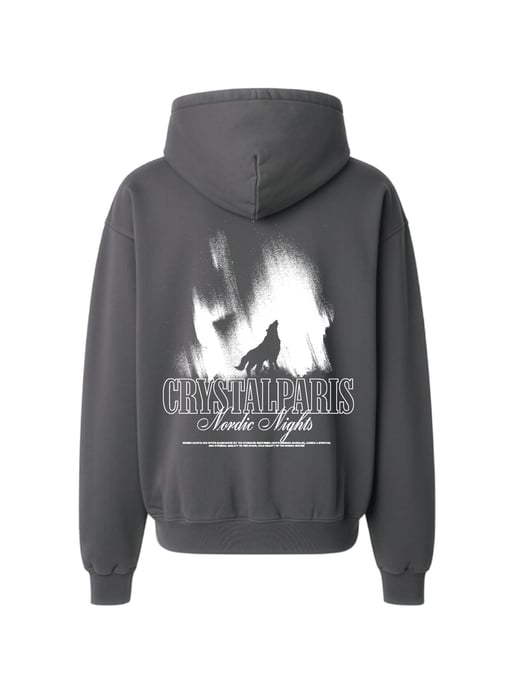 Crystal Paris Oversized hoodie Wolf - Image 3