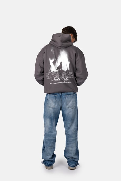 Crystal Paris Oversized hoodie Wolf - Image 5
