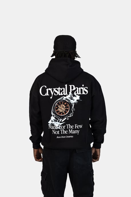 Crystal Paris Oversized hoodie Time - Image 1
