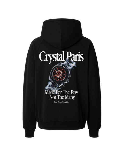 Crystal Paris Oversized hoodie Time - Image 3