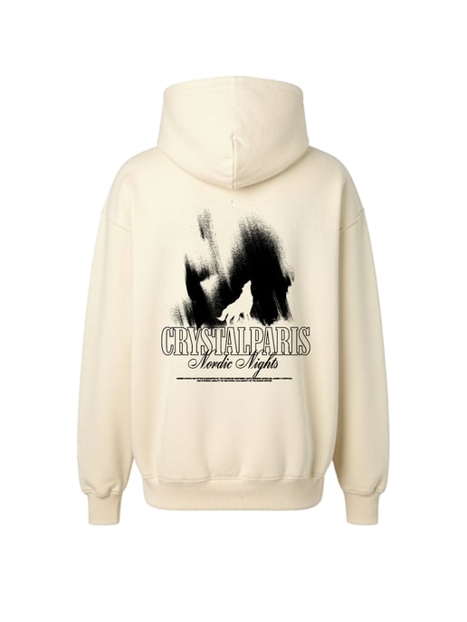 Crystal Paris Oversized hoodie Wolf - Image 3