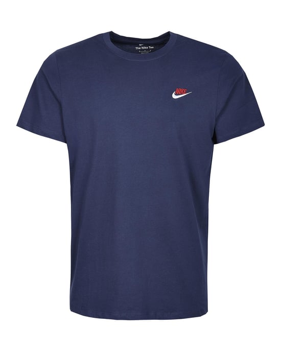 3 Pack Nike Sportswear Men's Club T Shirt - Black/Blue/Black - Image 3