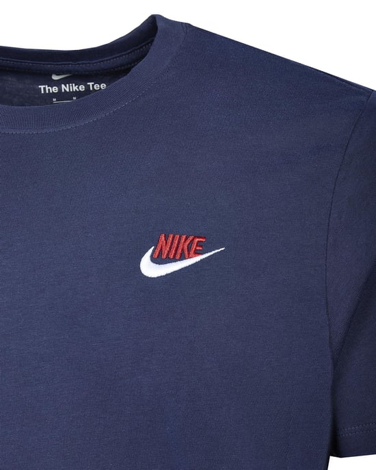 3 Pack Nike Sportswear Men's Club T Shirt  - Blue - Image 3