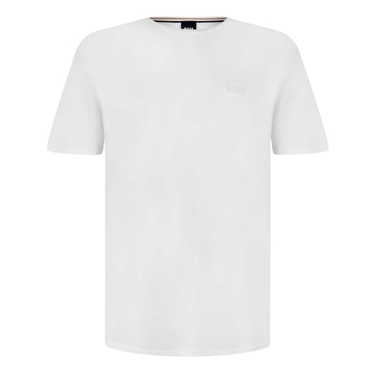 Boss Heren T-shirt met ronde hals en korte mouwen in mix-and-match-stijl (Wit) - Image 1