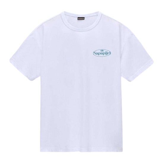 Napapijri Mens Graphic T-Shirt (White) - Image 1