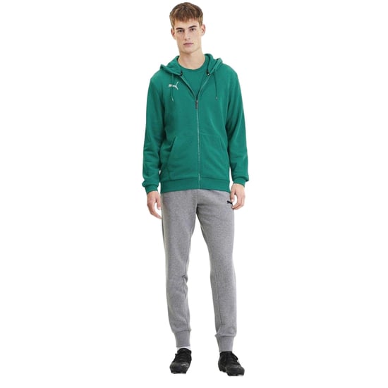 Puma Heren TeamGoal 23 Casuals Full Zip Hoodie (Pepergroen) - Image 1