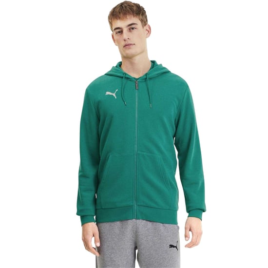 Puma Heren TeamGoal 23 Casuals Full Zip Hoodie (Pepergroen) - Image 4