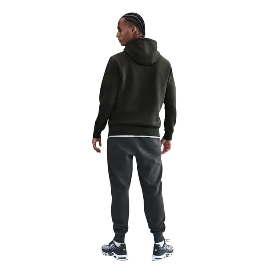 Nike Mens Club Fleece Pullover Hoodie (Sequoia röd) - Image 4