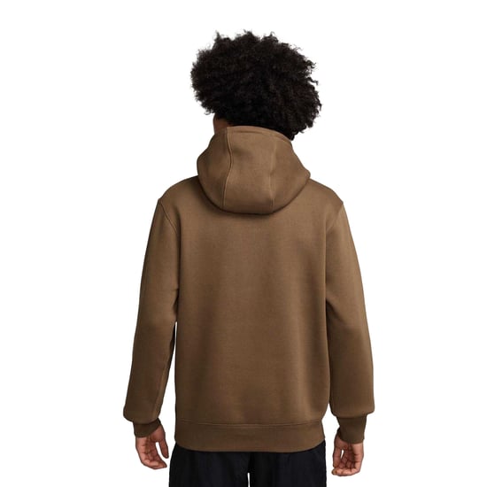 Nike Mens Club Fleece Pullover Hoodie (Mosswood brun) - Image 2