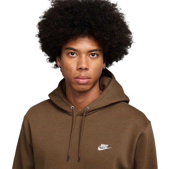Nike Mens Club Fleece Pullover Hoodie (Mosswood brun) - Image 3
