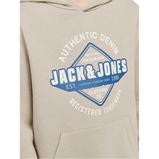 Jack And Jones Jongens Sweatshirt Katoenmix met Logo (Maanstraal) - Image 3
