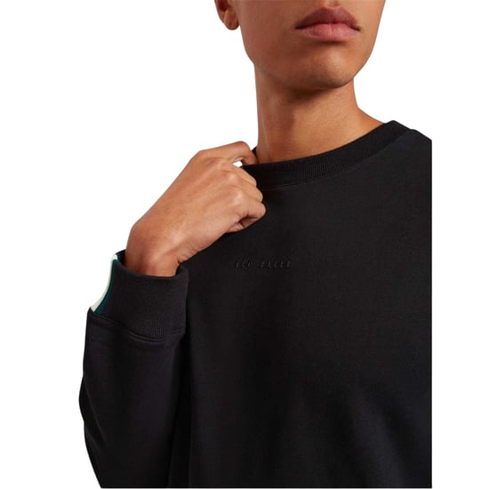 Ted Baker Mens Crew Neck Sweatshirt (Black) - Image 4