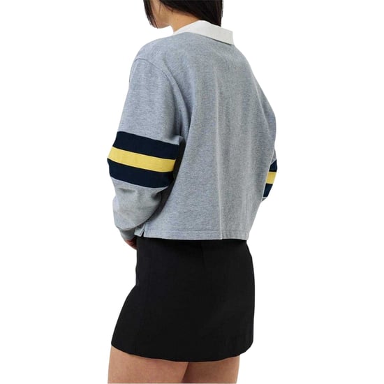 Tommy Jeans Dames Crest Katoenen Sweatshirt (Grijs Heather) - Image 2