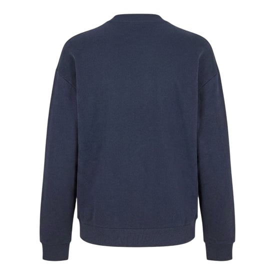 Hugo Heren Niero Box Logo Crew Neck Sweatshirt (Marine) - Image 2