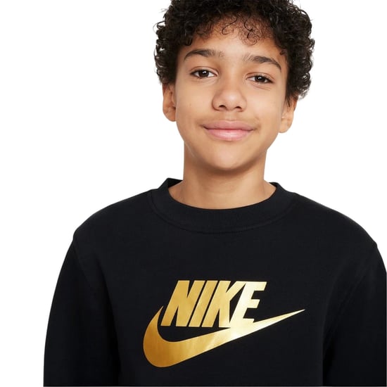 Nike Sweatshirt met gouden logo voor kinderen (Zwart) - Image 3