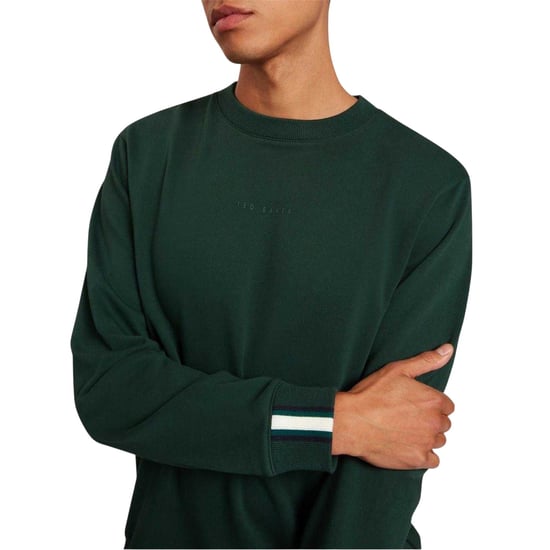 Ted Baker Mens Crew Neck Sweatshirt (Green) - Image 4