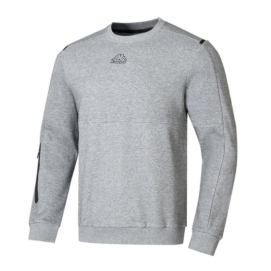 Kappa Heren Teddy Fleece Sweatshirt (Grijs Marl Marl) - Image 1