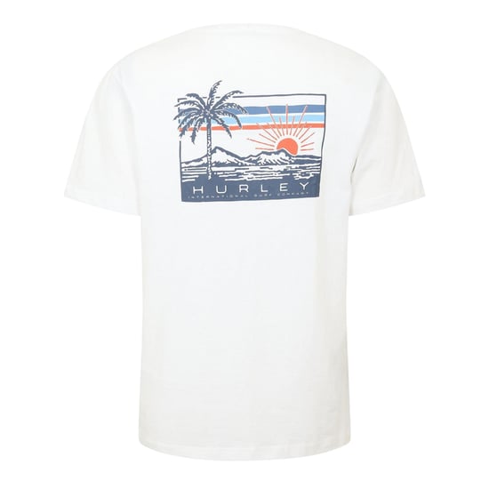 Hurley Heren Throwback Terugslag T-shirt (Wit) - Image 2