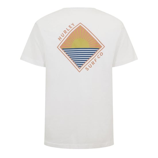 Hurley Heren Zonsopgang T-Shirt (Wit) - Image 2