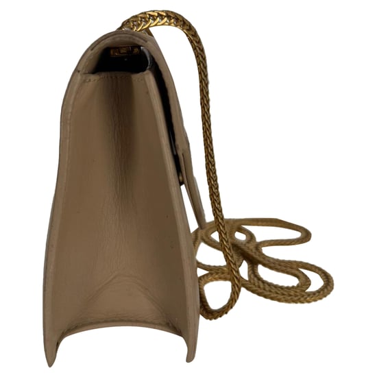 Saint Laurent Betty Axelremsväska i Beige Läder - Image 4