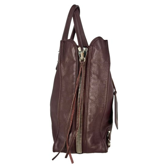 Balenciaga Papier A4 Zip-Around Mini Tote in Burgundy Leather - Image 2