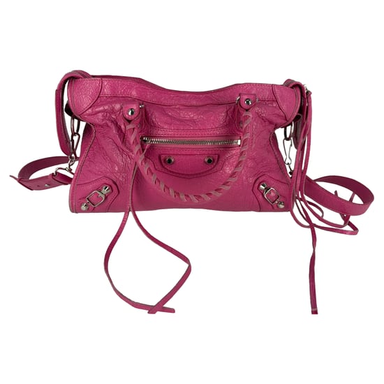 Balenciaga Small Classic City Studs tas in roze leer - Image 1