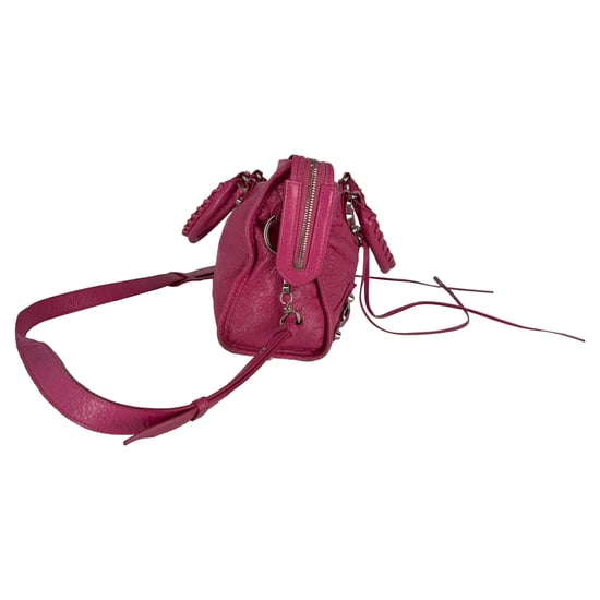 Balenciaga Small Classic City Studs tas in roze leer - Image 3