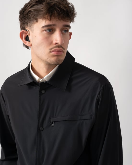Long Sleeve Jacket in Black - Image 3