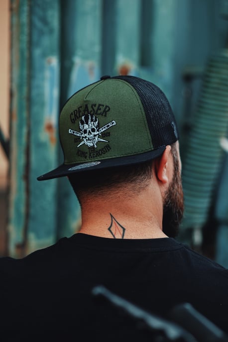 King Kerosin Herren KING KEROSIN Snapback Cap mit Netzeinsatz Greaser - Image 5