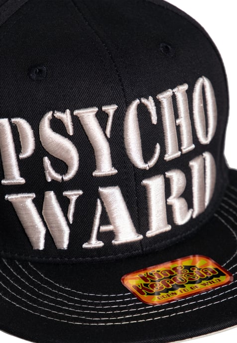 King Kerosin Herren Flat Brim Cap Psycho Ward - Image 5