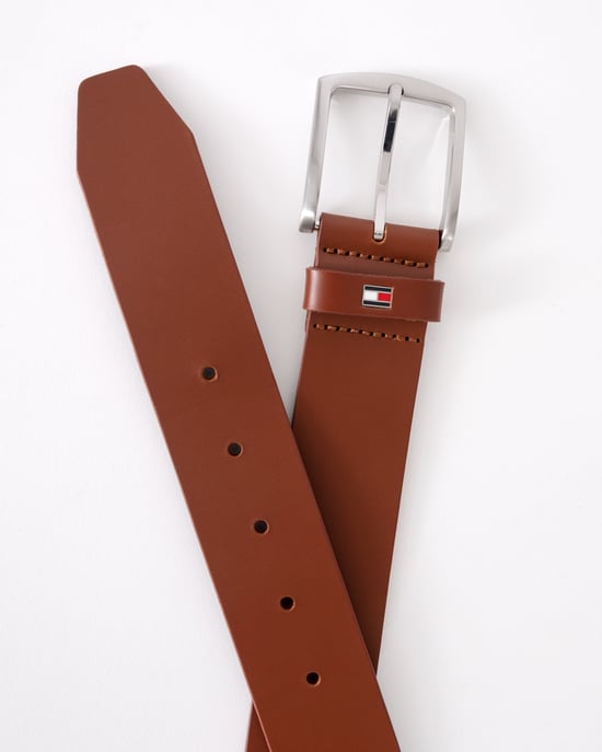 Logo Detail Belt in Brown - Image 4
