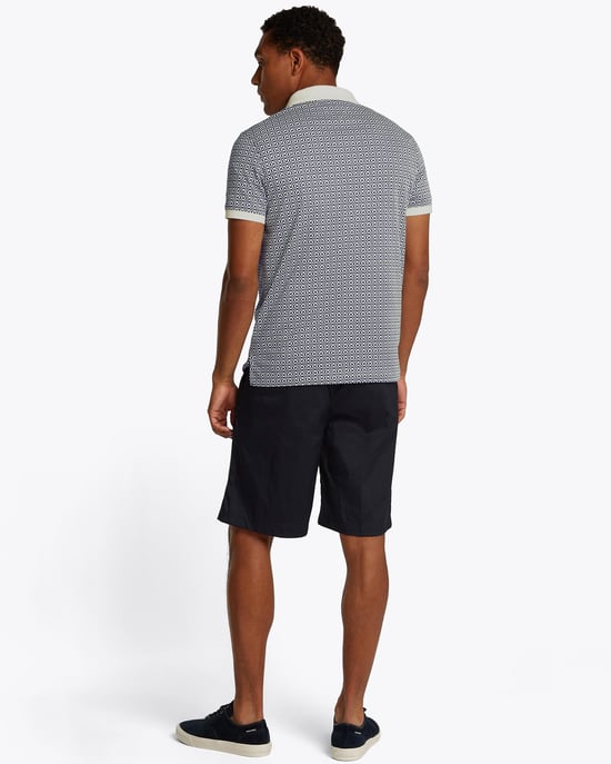 Regular Fit Interlock Regular Fit Polo Shirt Regular Fit Polo Shirt in Grey - Image 3