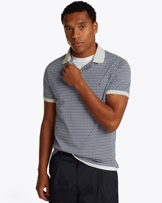 Regular Fit Interlock Regular Fit Polo Shirt Regular Fit Polo Shirt in Grey - Image 4