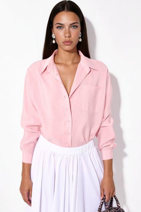 Oversized Modal-Viscoze Blend Shirt - Image 1
