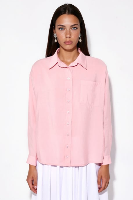 Oversized Modal-Viscoze Blend Shirt - Image 6